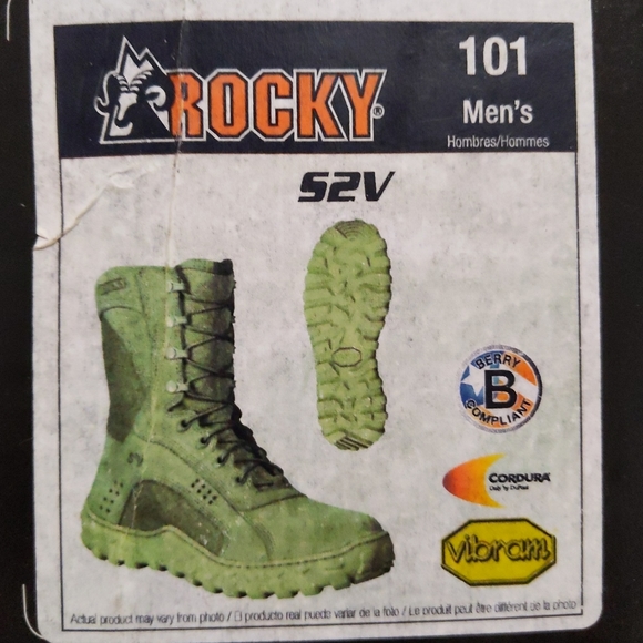 ROCKY S2V TACTICAL MILITARY COMBAT BOOTS Size 9.5W main image 4